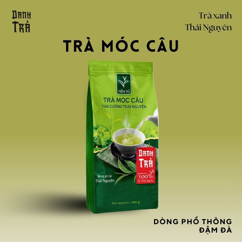 Trà Móc Câu - Trà Xanh Thái Nguyên 1kg (10 gói x 100g) 1 Trà Móc Câu - Trà Xanh Thái Nguyên 1kg (10 gói x 100g)