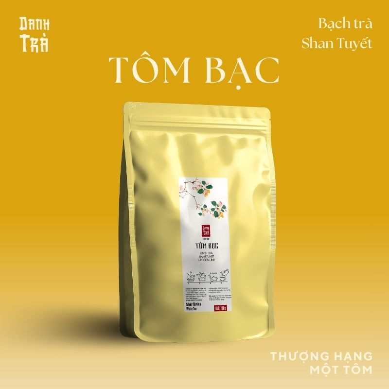 "Tôm Bạc" - Bạch Trà Shan Tuyết 100g 1 "Tôm Bạc" - Bạch Trà Shan Tuyết 100g