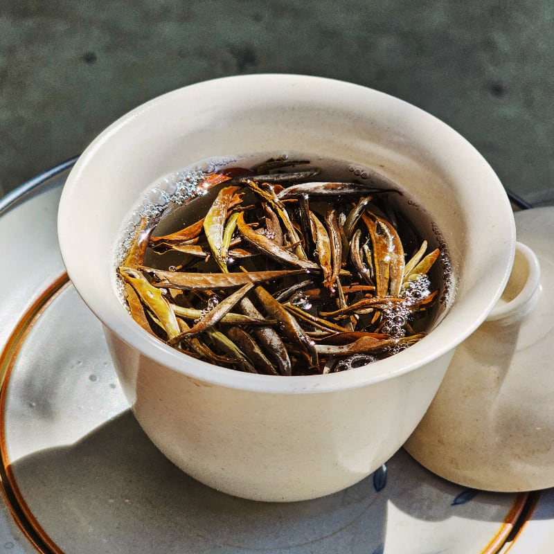 "Tôm Bạc" - Bạch Trà Shan Tuyết 100g 3 "Tôm Bạc" - Bạch Trà Shan Tuyết 100g - Ảnh 3