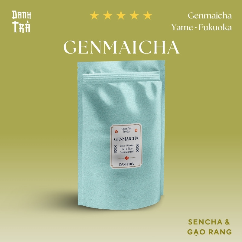 Bột Genmaicha – Sencha & gạo rang